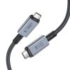 TECH-PROTECT ULTRABOOST MAX USB 4.0 8K 40GBPS TYPE-C CABLE PD 240W 100CM GREY